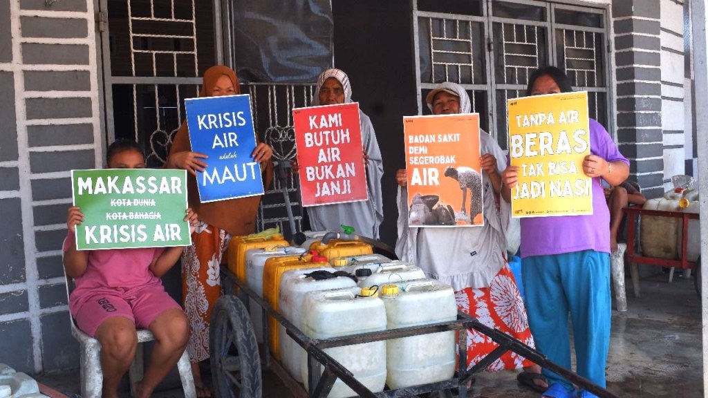 24 Tahun Krisis Air Bersih, Perempuan Makassar Desak Perhatian&nbsp;Pemerintah